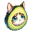 Flying Avocado Cat logo