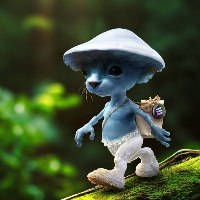 Real Smurf Cat - шайлушай